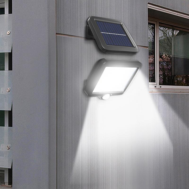 1PC Solar Human Body Induction Light Outdoor Split Garden Light Solar Charging Wall Light Garage Lighting Street Light