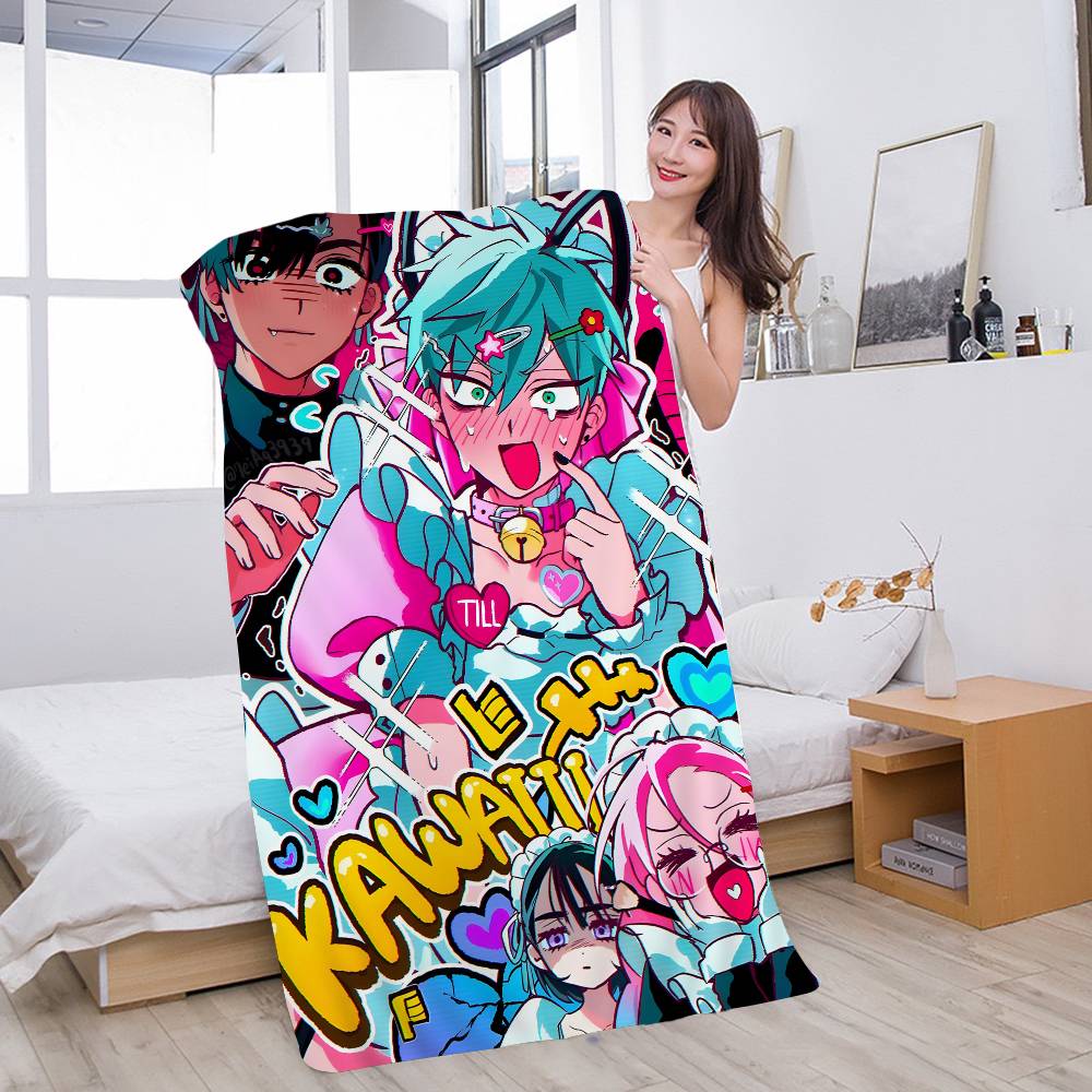 Anime Pop a-ALIEN STAGE Microfiber Blanket Quick Drying Beach Towels Oversized Printing Super Absorbent Pool Towel Blanket