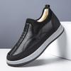 Winter Old Beijing Cloth Shoes Men's Cotton Shoes Piled and Thickened Medium and Old Warm Shoes Non-slip One-pedal Dad Shoes