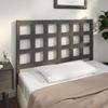 VidaXL Headboard Grey 125.5x4x100 Cm Solid Pine Wood 817882