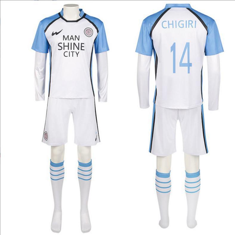 BLUELOC K Maglia Blue Lock Cosplay Set Completo: Modelli Bachira, Meguru, Chigiri, Isagi Disponibili