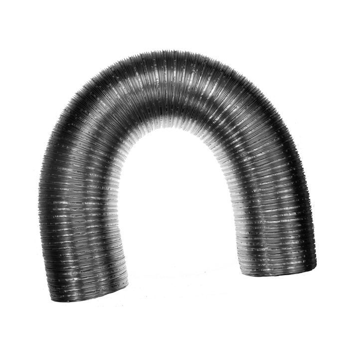 Flexibler Aluminiumschlauch - Lüftungssysteme - DN 120 mm - 1,5 m - Temperaturbeständigkeit -30 bis 250°C