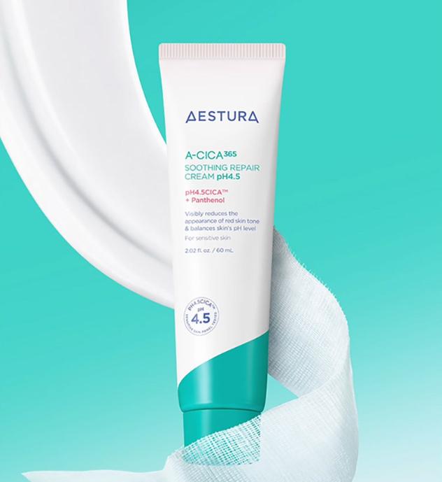 AESTURA A-Cica 365 Repair Cream pH4.5 60ml – Soothing Barrier Repair Moisturizer