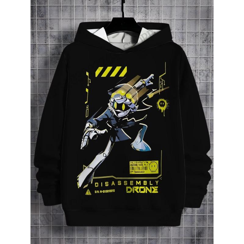 Смешной фильм Дроны-убийцы 3D-принт Худи Мужской Женский Мода Аниме Спортивный костюм Пуловер Худи Толстовка Мужская одежда Мультяшный Новый 6XL 1640₽