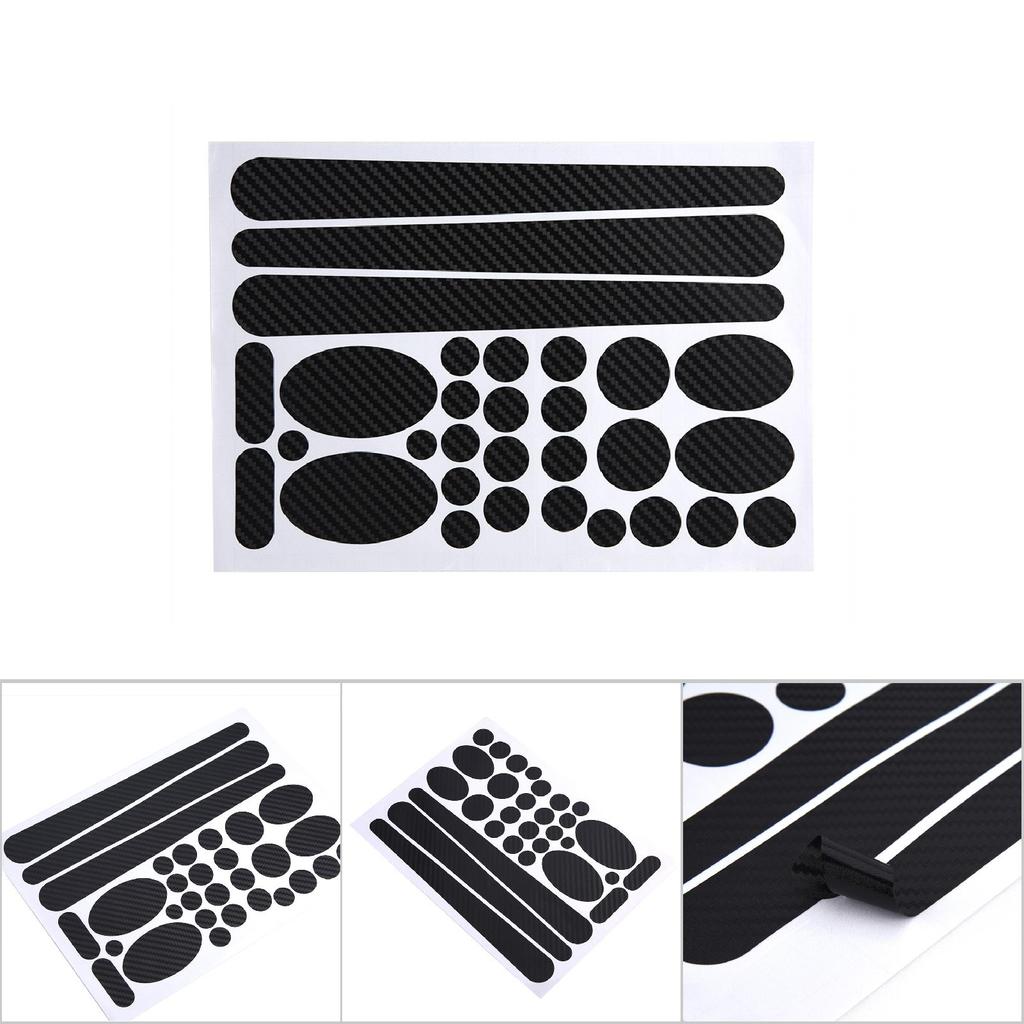 Chainstay And Frame Sticker  or Kit For Bikes   Cycle Decal Decorating Film Black