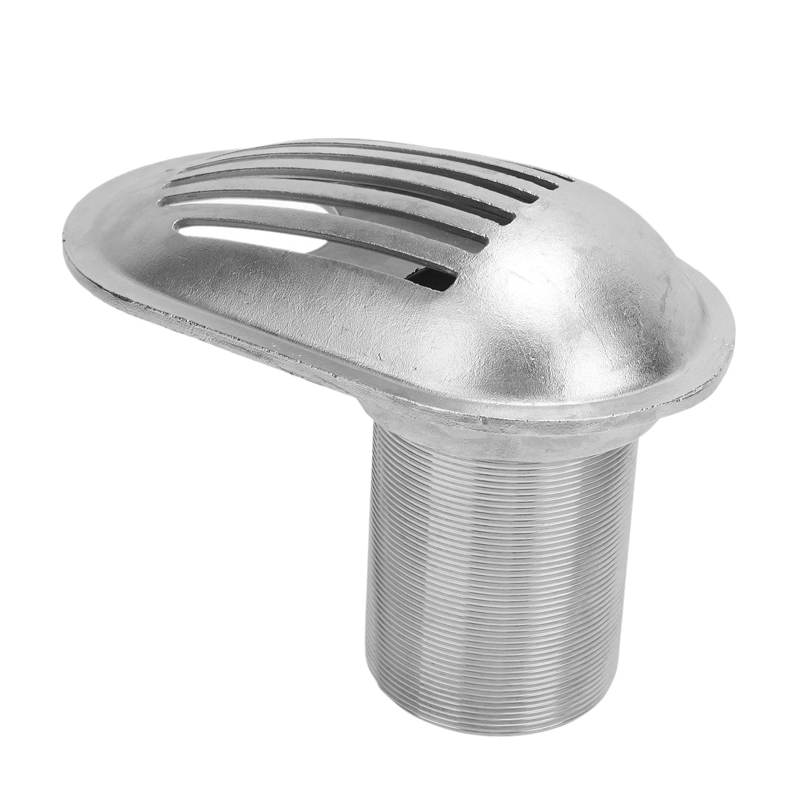 

Marine Boat Intake Strainer Stainless Steel 316 Thru Hull Water Pickup Filter Scoop for Yacht Kayak