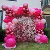 Hot Pink Balloons Garland Arch Pink Gold Balloon Kit Girl Baby Shower Birthday Party Wedding Anniversary Graduation Decoration