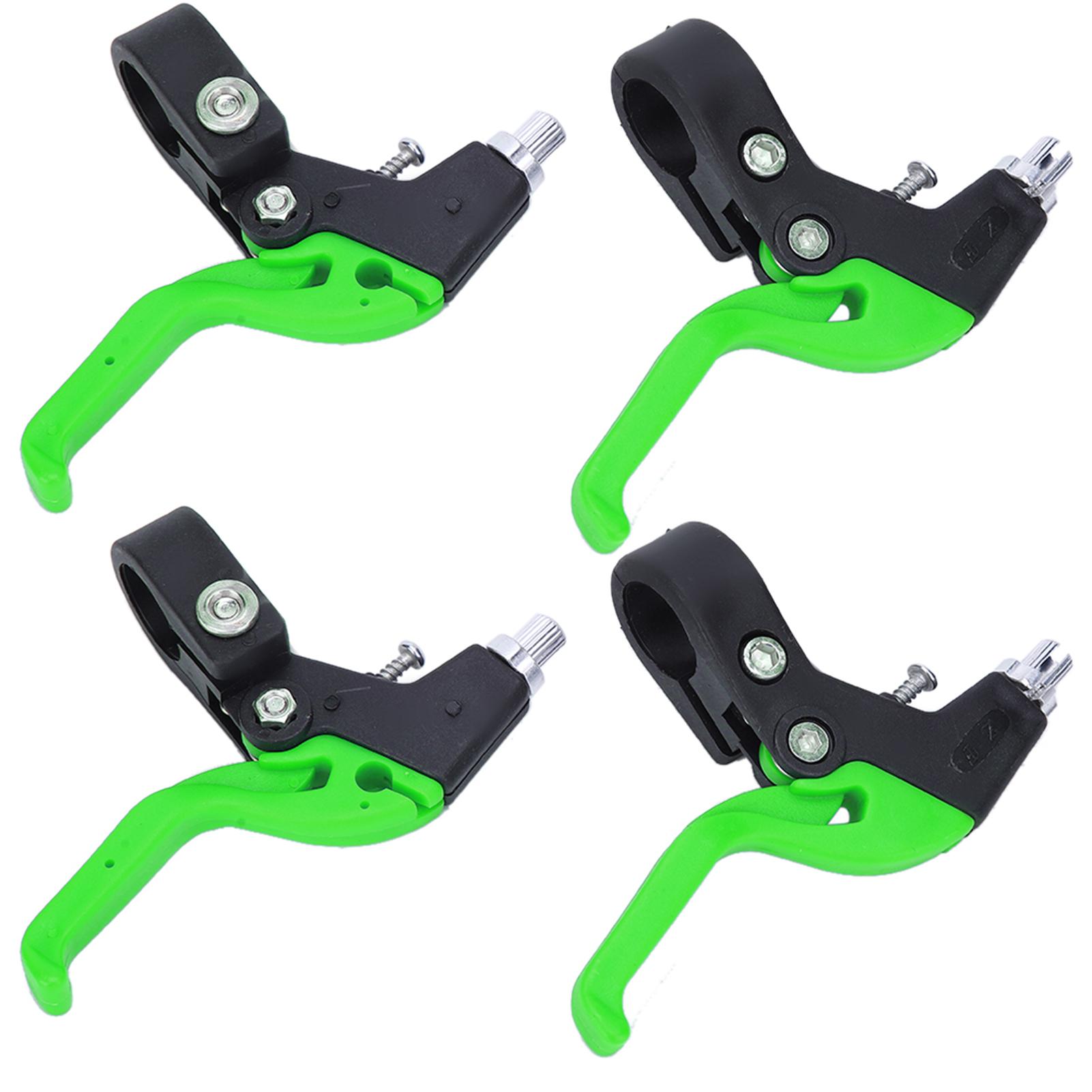 

Children Bicycle Brake Levers Ergonomic Adjutable Handle for 22.2mm 0.9in Handlebar Diameter Black Green