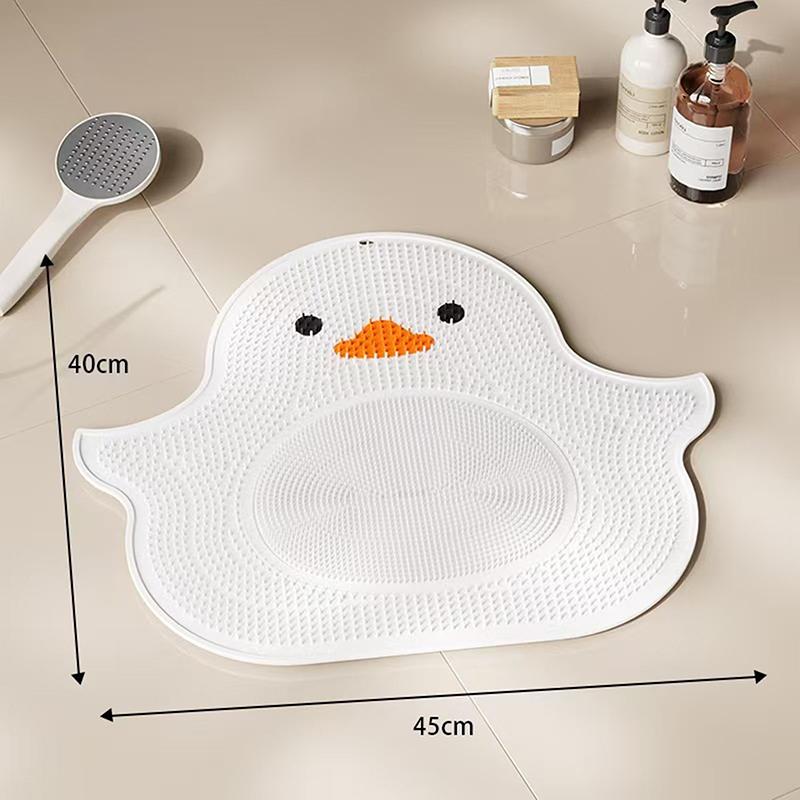 Silicone Foot And Back Scrubber Non-Slip Dirt Dead Skin Removal Massage Pad Brush Suction Cup Exfoliating Bath Pad Bathroom