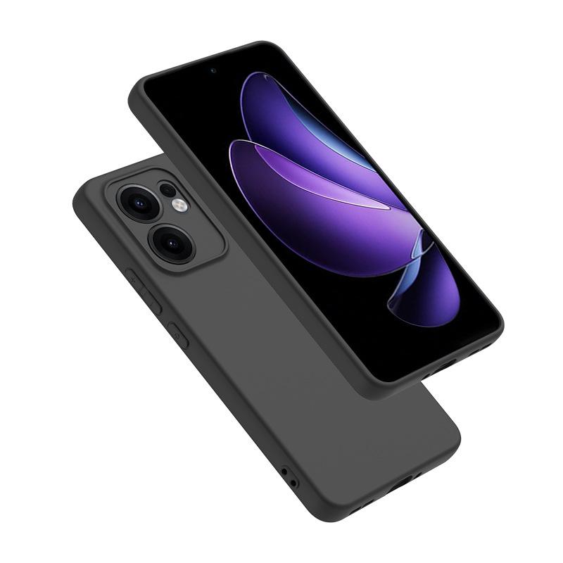 Applicable to OPPO Realme C71 black matte mobile phone case Realme C83 anti-fingerprint TPU leather case material case