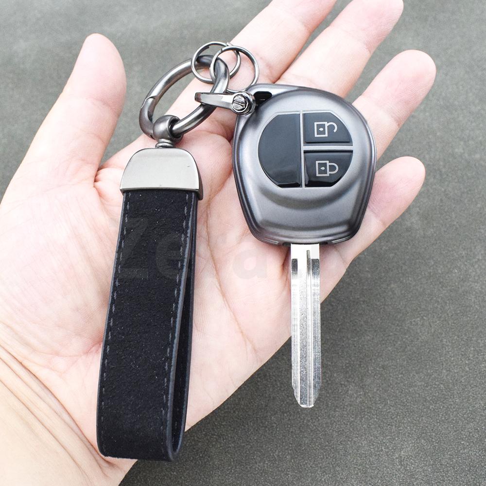 Auto Car Remote Key Case Gun Grey Tpu Shell Fob Holder For Suzuki Swift Sx4 Liana Aerio Jimny Samurai Amagatarai Grand Vitara