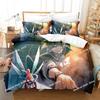 Personality 3D Printing Shaman King Bedding Set Cartoon Anime three-piece Set Adult Kid Bedroom Duvet Cover Sets Home Textiles