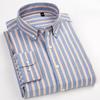 Hight Quality Plus Size 100%cotton Oxford Long-sleeve Shirts for Men Slim Fit Formal Plain Shirt Soft White Office Clothes