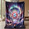 Couverture Thème Bayern Munich Couverture Douce en Flanelle Couverture Pelucheuse Couverture Confortable pour Canapé Lit pour Décoration Intérieure