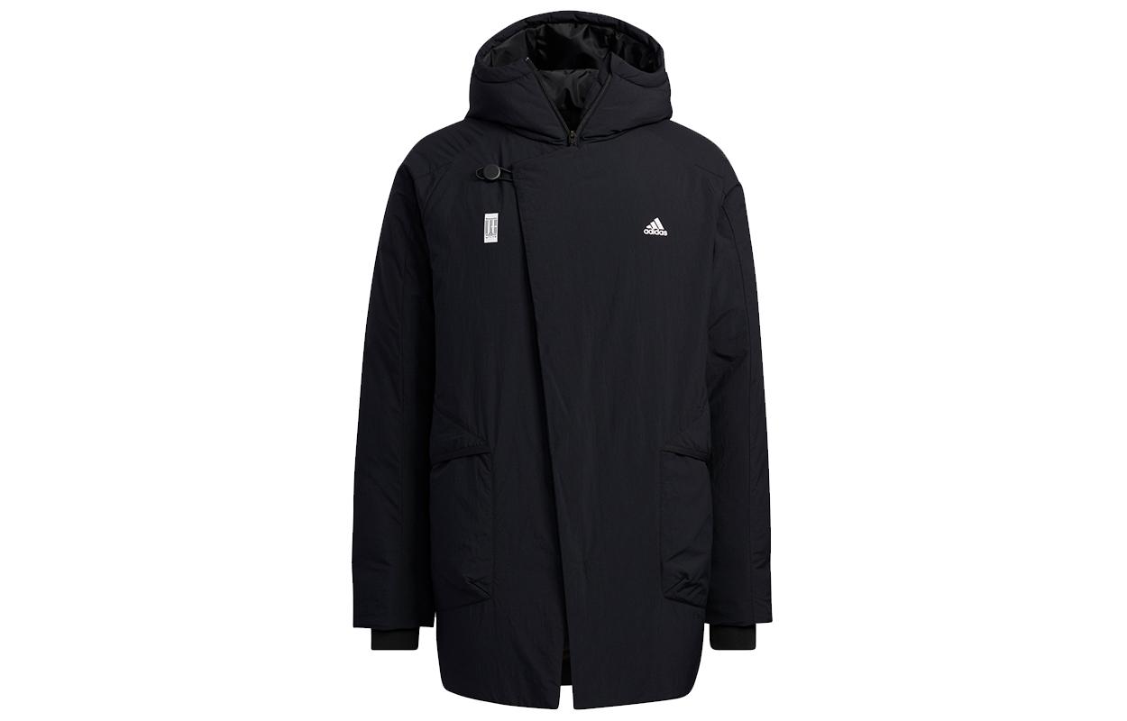Мужская зимняя пуховая куртка Adidas серии Wuji, черная, H23102 L