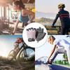 Guanti da Ciclismo Guanti da Bici Senza Dita Guanti a Mezzo Dito Per Ciclismo Regolabili Assorbi-Urto Traspiranti Bici Senza Dita