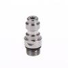 Quick Connect Valve 8mm Male Connector High Pressure Fitting Durable Leakproof Design for Hydraulic Systems