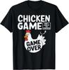 Lustiges Hühnerspiel Schau das Huhn nicht an Lustiges Hühnergeschenk Unisex T-Shirt