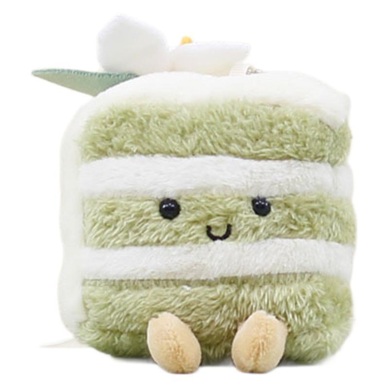 Triangle Plush Cake Keychain Cute Dessert Doll Perfect Birthday Gift For Girls