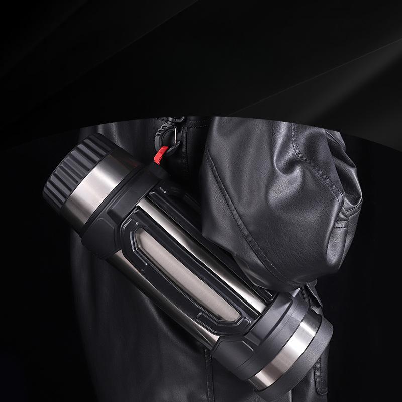 Outdoor Long-term Insulation Travel Pot Stainless Steel Strap Large Capacity Travel Pot
