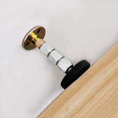 New Adjustable Furniture Fixed Bracket Stainless Steel Alloy Wall Bed Stabilizer Self-adhesive Door Stopper Anti-shake Hardware