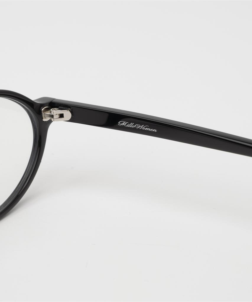 MILLO WOMEN Noob Oval Glasses [Black]