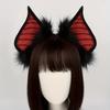 Halloween Dunkle Fledermaus Tierohr Stirnband: Realistischer Dämonen-Kopfschmuck, Cosplay-Performance- & Influencer-Live-Stream-Zubehör