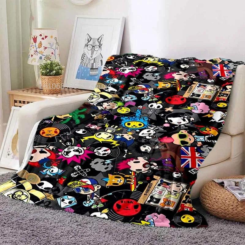 Japanese Style Tokidoki Blanket Anime Fantastic Print Flannel Blankets for Beds Sofas Warm Bed Soft Blanket