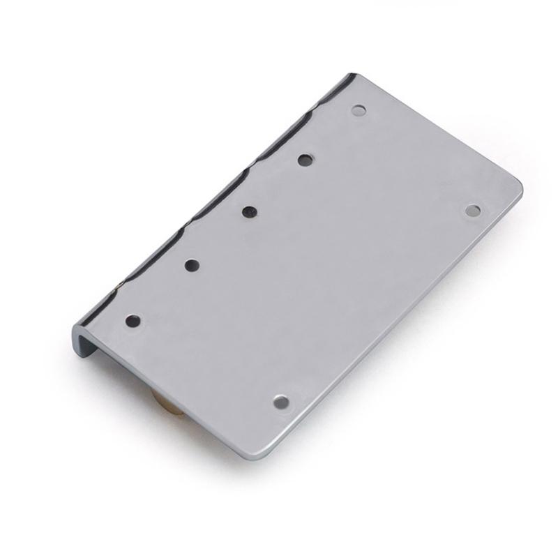 4-saitige feste Brücke Elektrische Bassbrücke Verstellbare Saiten-Bassbrücke Bass-Hardware Metalltextur für Elektrischen Bass