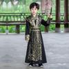 Spring 2026 Hanfu Boys' Ancient Costume - National Style Wuxia Tang Suit for Kids