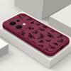 Fashion Black Butterfly Pattern Case For Xiaomi 13T 11T Pro Poco F6 X6 Redmi Note 13 12 11 Pro 10 Frosted Shockproof Soft Silicone Phone Cover