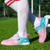 6888 Children's Football Shoes Velcro Low-top Leather Surface Broken Nails Youth Primary School Boys and Girls Training Sports Shoes
