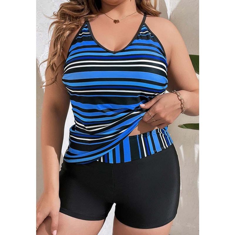 

Новый купальник женский раздельный плоский угловой раздельный купальник консервативный закрытый живот маленький грудь сборка купальник горячий источник 5XL