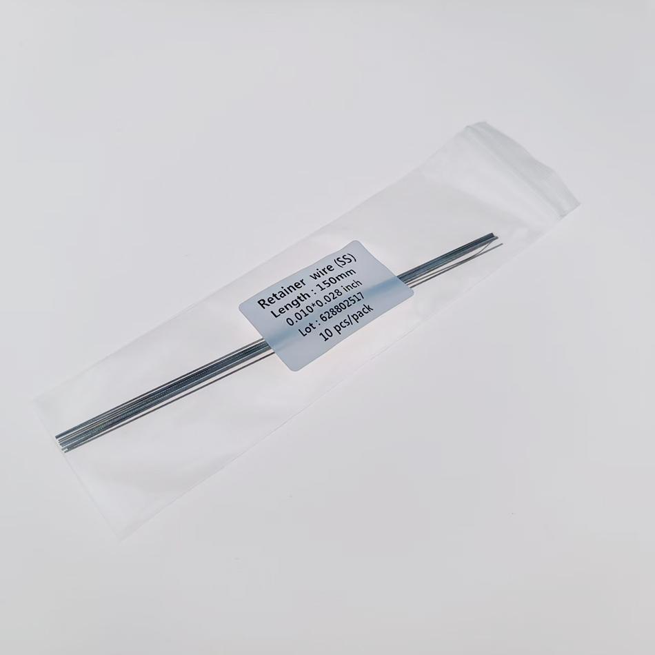 10 Buc. Sârme de contenție linguală ortodontică Sârme linguale dentare din oțel inoxidabil