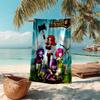 Ultra-Soft Beach Towel with Clash Royale Theme,Ideal for Pool - Camping, Diving - Perfect Travel Essential, Vibrant Beach Towel.