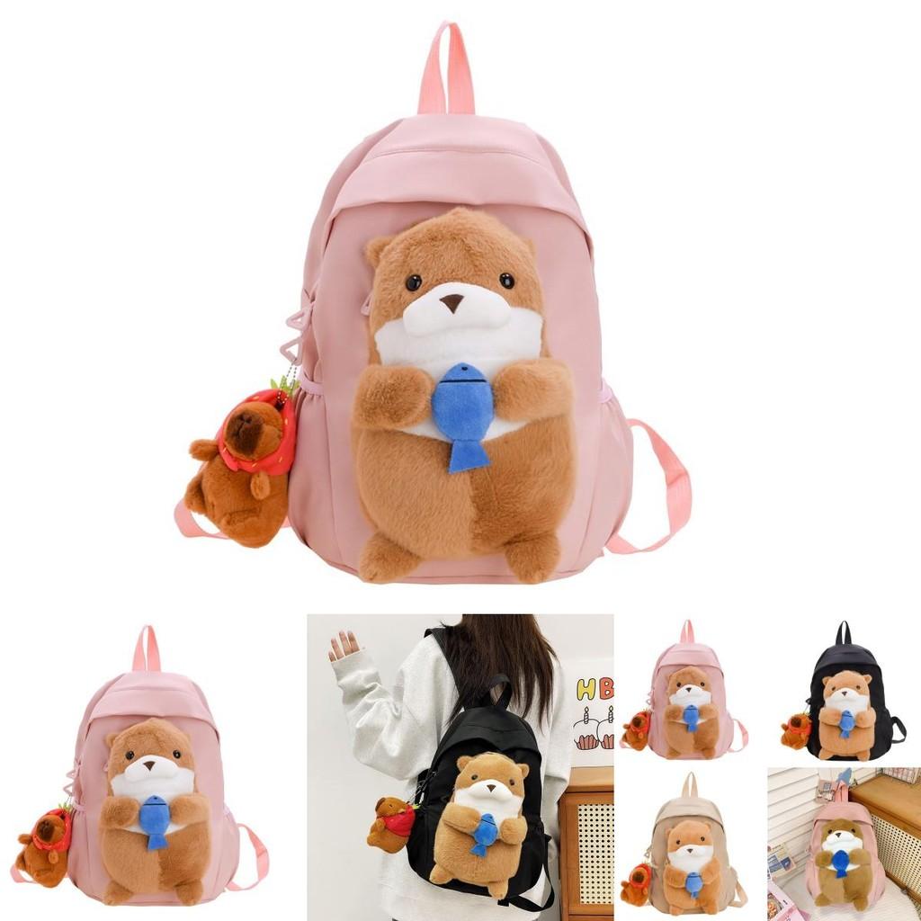Versatile Unisex Childrens Backpack With Playful Cartoon Style And Spacious Interior