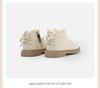 Autumn/Winter Infant & Girls' Leather and Cotton Boots, Korean Style