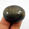 91.60 Ct Natural Chrysoberyl Black Cats Eye Oval Cabochon Loose Gemstone