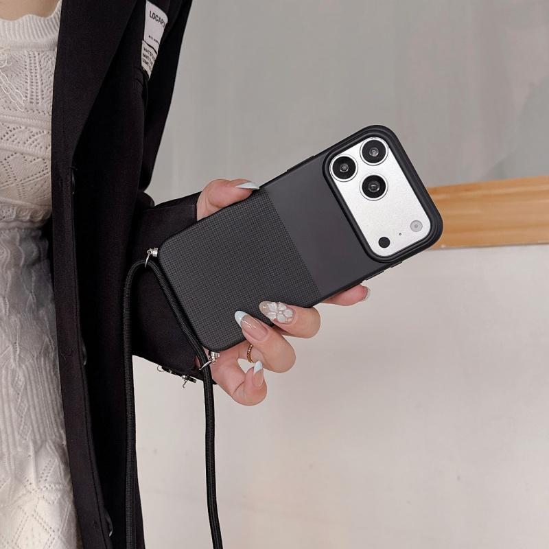 Halsband Lanyard Seil Pünktchen Silikon Handyhülle Für Motorola Moto Edge 70 60 50 Fusion 60S 40 NEO 50 Pro 60 Stylus E15 Hülle