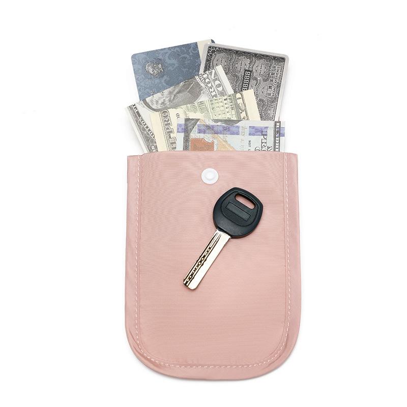 1pc Women Hidden Bra Wallet Solid Color Travel Bra Wallet Flap Clasp Money Belt Pouch Pickpocket Belt Ladies Pocket Cute Wallet