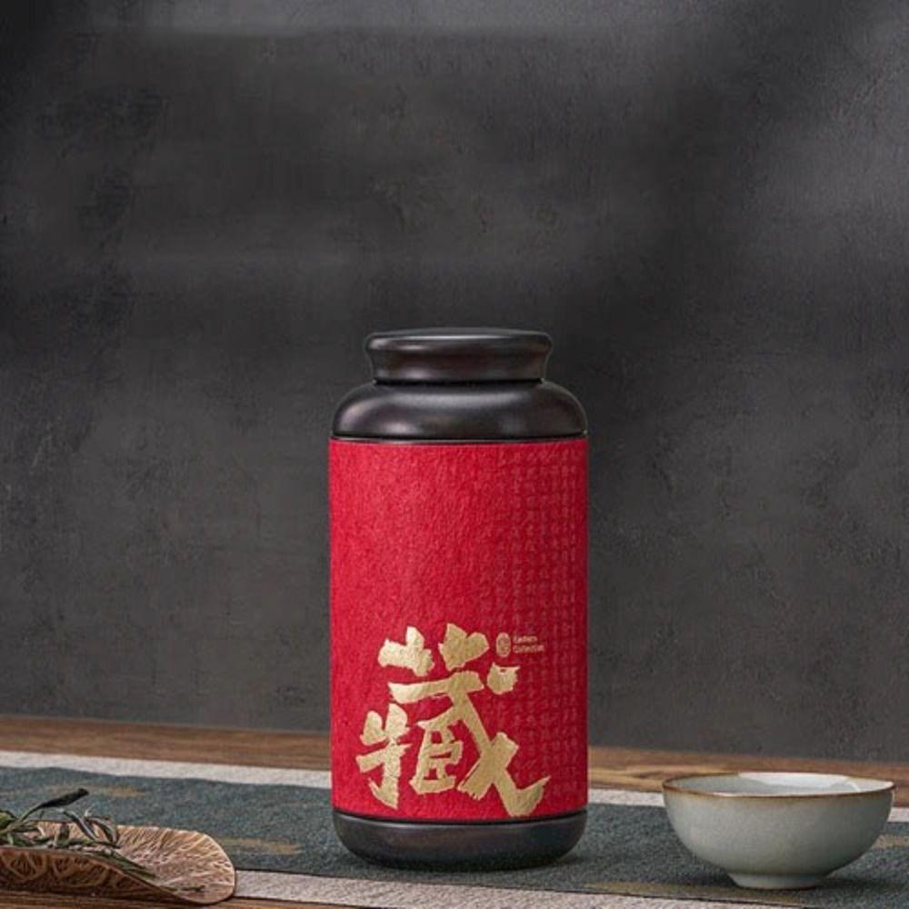 Portable Tea Can Vintage Metal Storage Box Decorative Accessories Tea Storage Jar Living Room