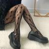 Lolita Dark Black Pantyhose Star Mesh Stockings Female Fishnet Stockings JK Girls Socks Mesh Tights Lingerie Thigh High JK Socks