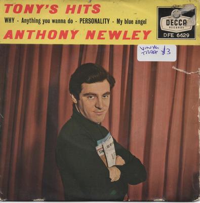 7inch Record ANTHONY NEWLEY - Tony's Hits DFE6629 Decca 1959 UK Pop Used