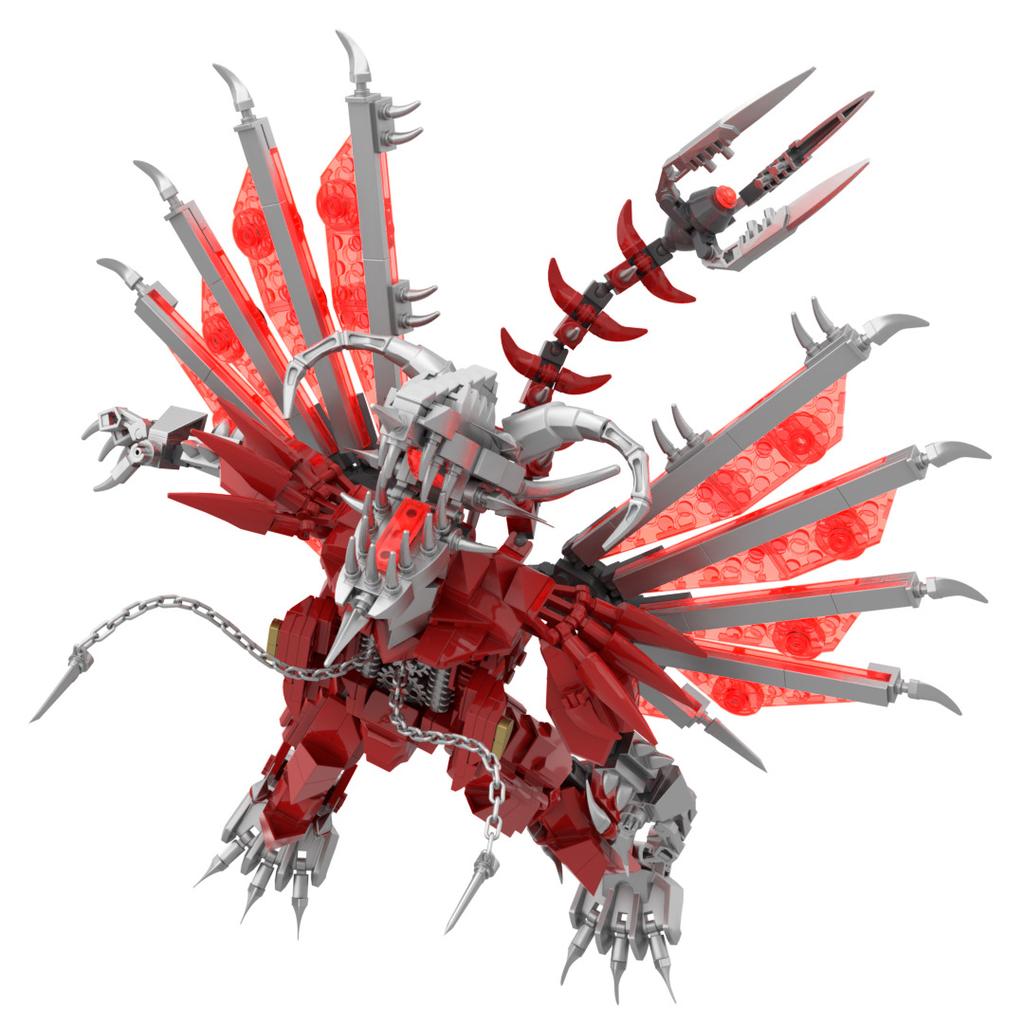 Toilette und Monitor Leute Spielzeug vs Kinderbaustein Biest Bohrmaschine Fliegender Drache Ns925