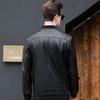 Men's Lambskin Baseball Collar Leather Jacket