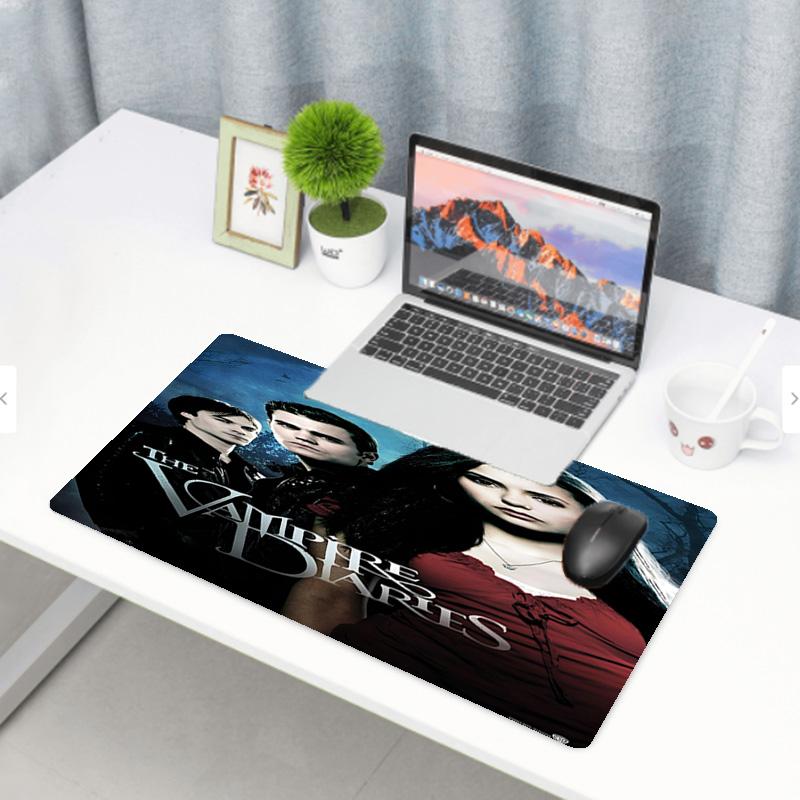 The Vampire Diaries Print Mouse Pad, Anti‑Slip Desktop keyboard Mat, for PC Laptop Gaming Working Daily Use, Cool Festival Surprise Gift