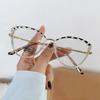 Cat Eye flat mirror TR90 anti blue light glasses frame fashionable color matching can be matched with myopia glasses frame