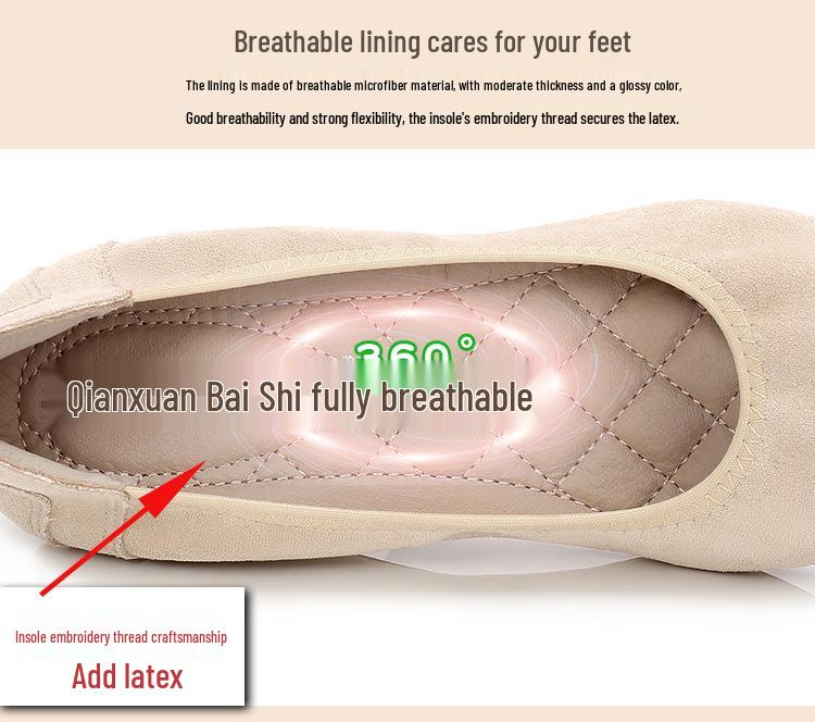 Schwarze Keilabsatzschuhe mit weicher Sohle für Damen - Höhensteigernd, Bequem für Büro und Flugbegleiter im Frühling und Herbst