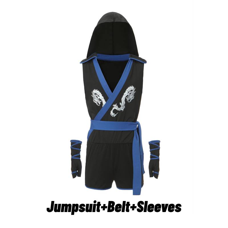 

Мужской взрослый костюм ниндзя, костюм убийцы для косплея, вечеринки, ролевых игр, сценического выступления M