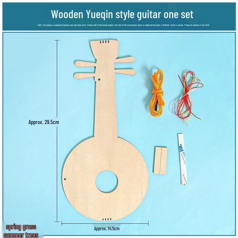 DIY Kindergarten Pipa Guitar Craft Kit: Children's Musical Instrument Art and Hanging Decoration